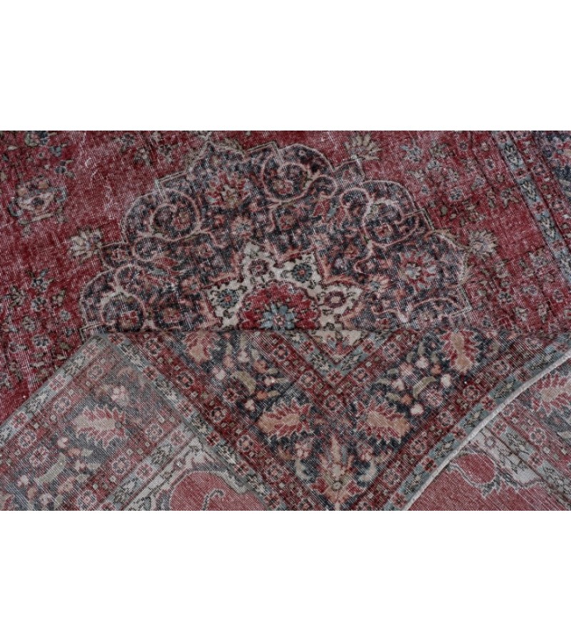 6.7 X 10 Ft.. 205x315 cm  Blue Living Room Rug , Hand Knotted , Mid-Country Rug , Very good situation, Bedroom Rug 