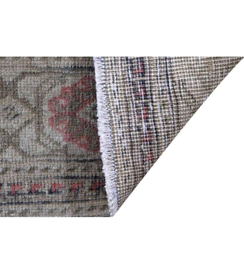 4 x 7.11 Ft. Beige  color Buhara Oushak  PAttern  Rug , Vintage Rug , Hand KNotted Antique Rug , Turkish Area Rug , Anatolian Rug