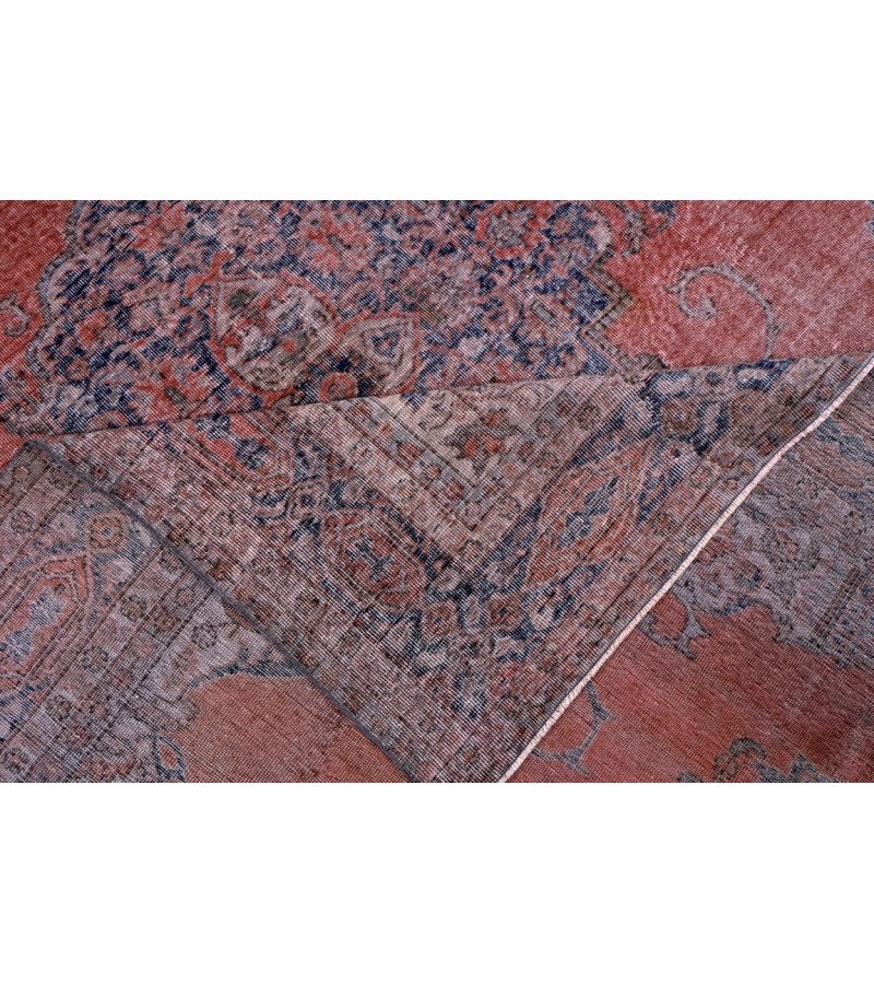 9.5 X 12.3 Feet .  OverSize Vintage Rug ,  Turkish Hand Knotted Area Rug , Antique Mid-Country Rug , No Repeair Perfect COndition