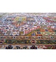 6.5 X 9.6 Ft.. 195x288 cm Multi  Color  Rug , Hand Knotted Antique Rug , Decoration Rug , Turkish Area Rug , No Repeair Perfect Condition