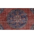 6.11 X 10.9 Ft.. 210x318 cm Pastel Colors Vintage Rug , Hand Knotted Mid-Country Rug , No Repeair Perfect Condition