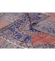 6.11 X 10.9 Ft.. 210x318 cm Pastel Colors Vintage Rug , Hand Knotted Mid-Country Rug , No Repeair Perfect Condition