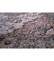 7X10  Feet . All over Flowers Pattern Rug , Gray  Color Antique Rug , Turkish Hand Knotted Living Room Rug , No Repeair Perfect Condition Rug