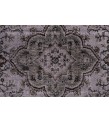 7X10  Feet . All over Flowers Pattern Rug , Gray  Color Antique Rug , Turkish Hand Knotted Living Room Rug , No Repeair Perfect Condition Rug 