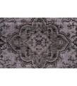 7X10  Feet . All over Flowers Pattern Rug , Gray  Color Antique Rug , Turkish Hand Knotted Living Room Rug , No Repeair Perfect Condition Rug
