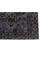 7X10  Feet . All over Flowers Pattern Rug , Gray  Color Antique Rug , Turkish Hand Knotted Living Room Rug , No Repeair Perfect Condition Rug