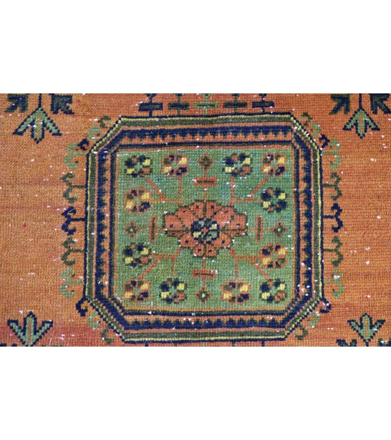 3 X 11.8 Feet . Turkish Hand Knotted  Runner Rug , Beatiful  PAttern Antique Rug , No Repeair PErfect Condition , Anatolian Rug