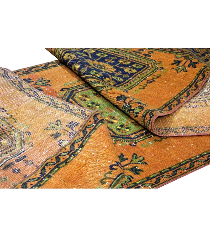 3 X 11.8 Feet . Turkish Hand Knotted  Runner Rug , Beatiful  PAttern Antique Rug , No Repeair PErfect Condition , Anatolian Rug