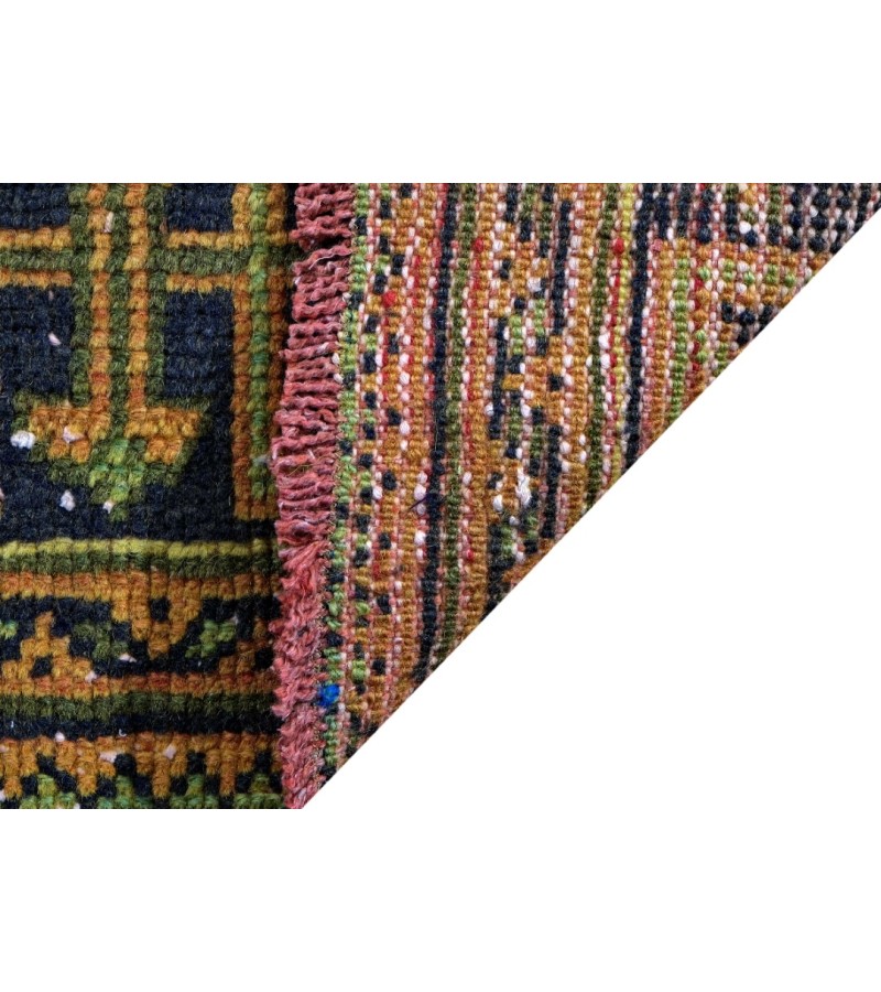 3 X 11.8 Feet . Turkish Hand Knotted  Runner Rug , Beatiful  PAttern Antique Rug , No Repeair PErfect Condition , Anatolian Rug