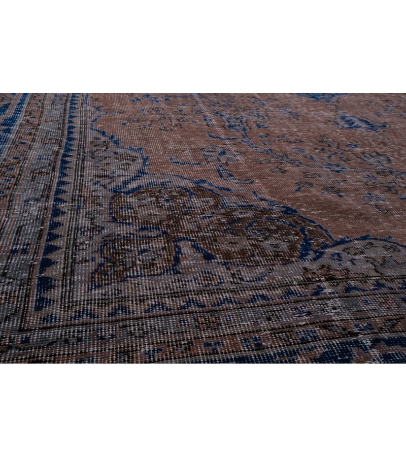 9.5 X 12.11 Feet .  OverSize Vintage Rug ,  Turkish Hand Knotted Area Rug , Antique Mid-Country Rug , No Repeair Perfect COndition