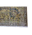 7X10 Feet , Blue Color Antique Rug , Turkish Area Rug , Muted Vintage Color Rug , No Repeair PErfect Condtion Rug