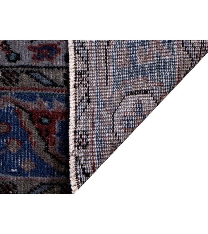 6X9 Feet  . Gray and Copper  Color Vintage Rug , Madellion  Pattern Rug , Turkish Hand Knotted Rug , No Repeair PErfect condition , Antique Rug