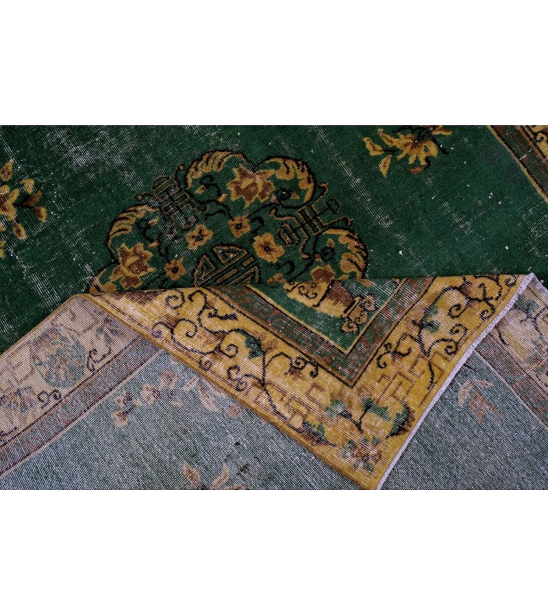 6.8X9.5 Feet , Large Size Antique Turkihsh Rug , Living Room Carpet , Hand made Rug , Area Rug