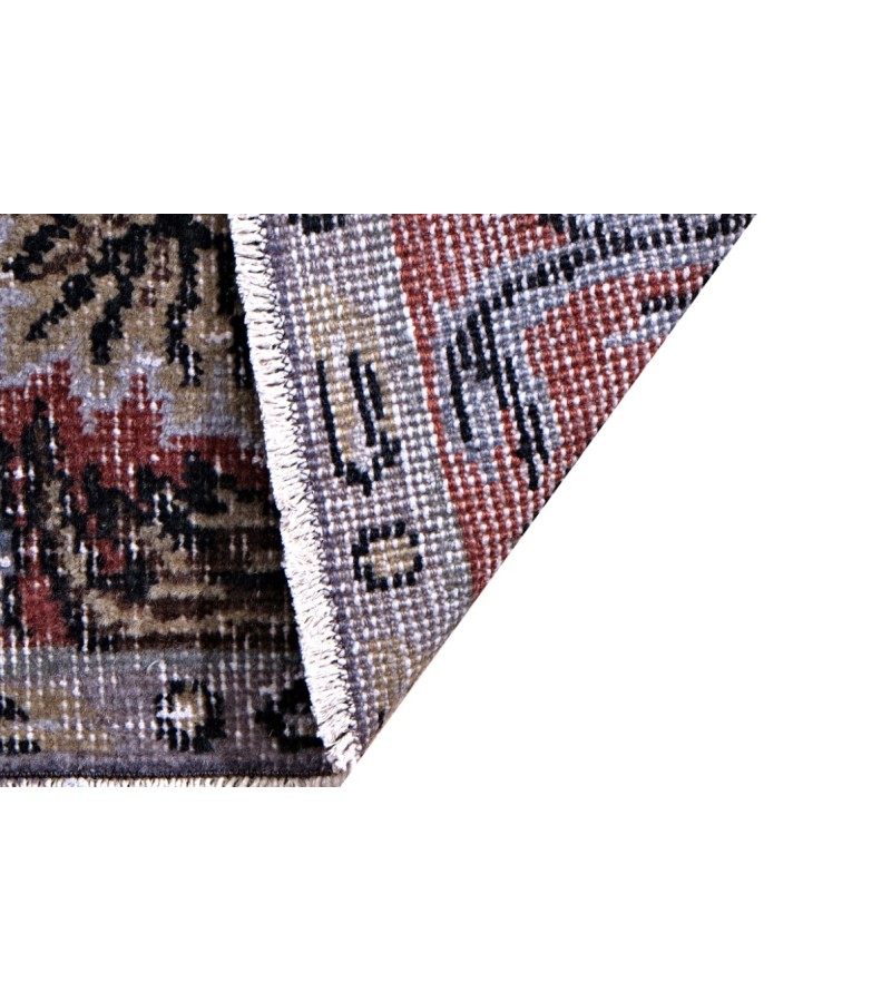 5'5X9'2 Feet ,  Copper Color Rug , Anatolian Antique Rug , Area Rug , Turkish Hand Made Rug , 164x280 Cm