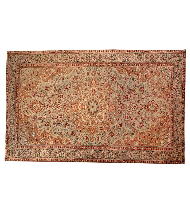 6'5X9''11 Feet , Floral Turkish Rug , 50' old Rug , Handmade Vintage Rug ,  Living Room Antique Rug , 195x303