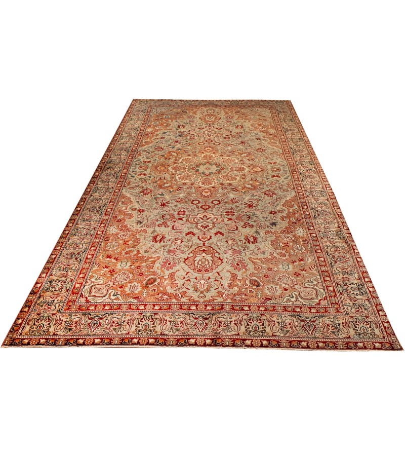 6'5X9''11 Feet , Floral Turkish Rug , 50' old Rug , Handmade Vintage Rug ,  Living Room Antique Rug , 195x303