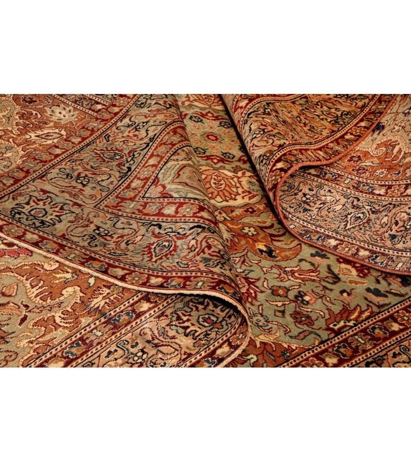 6'5X9''11 Feet , Floral Turkish Rug , 50' old Rug , Handmade Vintage Rug ,  Living Room Antique Rug , 195x303