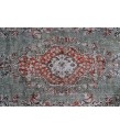 6'4X10''5 Feet, Large size Turkish Rug , Living Room Antique Rug , Brown in Gray color Rug , 60' old vintage Rug , 193x315 cm