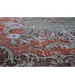 6'4X10''5 Feet, Large size Turkish Rug , Living Room Antique Rug , Brown in Gray color Rug , 60' old vintage Rug , 193x315 cm