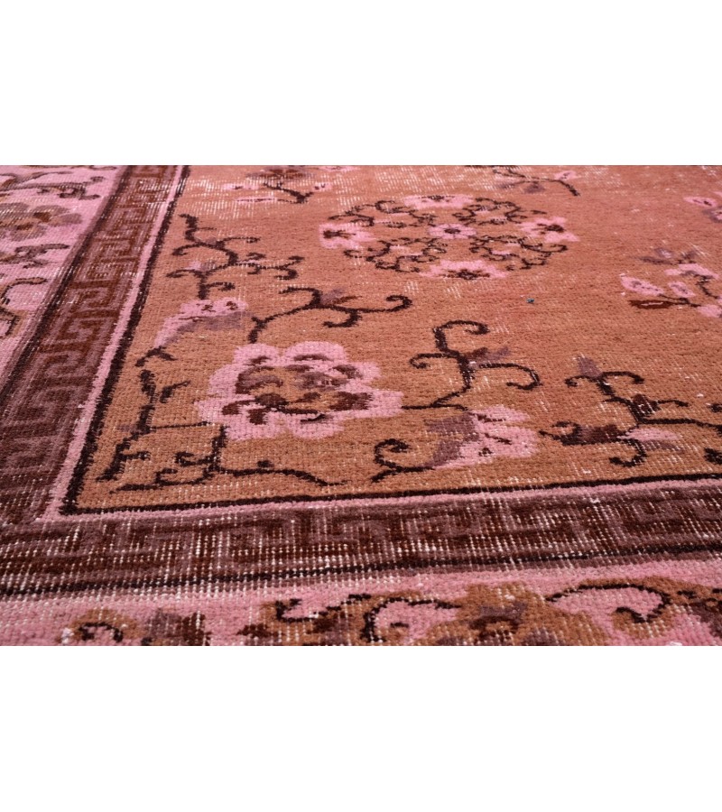 6'6X9''7 Feet , handmade rug , Turkish Antique Living Room Rug , 6x10 Oushak Rug , Floor Vintage Rug , 198x291 cm