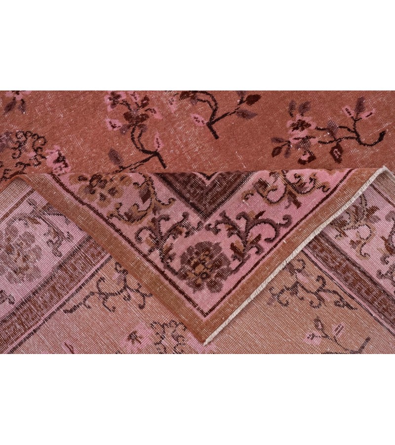 6'6X9''7 Feet , handmade rug , Turkish Antique Living Room Rug , 6x10 Oushak Rug , Floor Vintage Rug , 198x291 cm