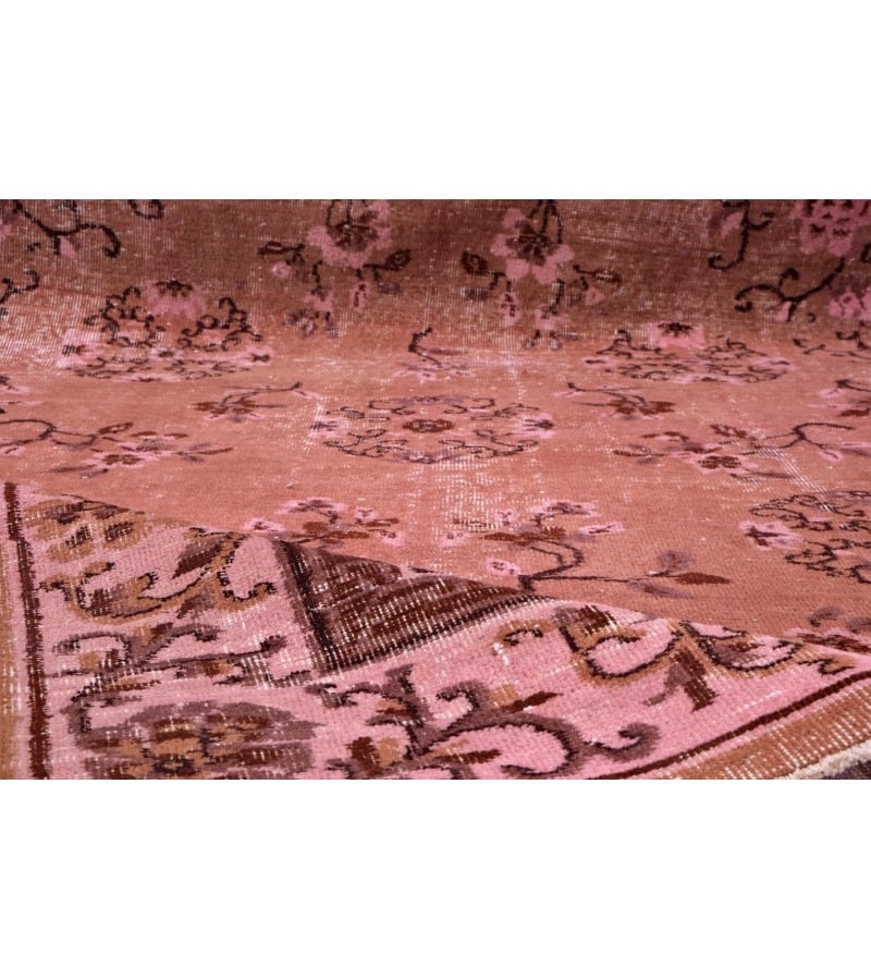 6'6X9''7 Feet , handmade rug , Turkish Antique Living Room Rug , 6x10 Oushak Rug , Floor Vintage Rug , 198x291 cm