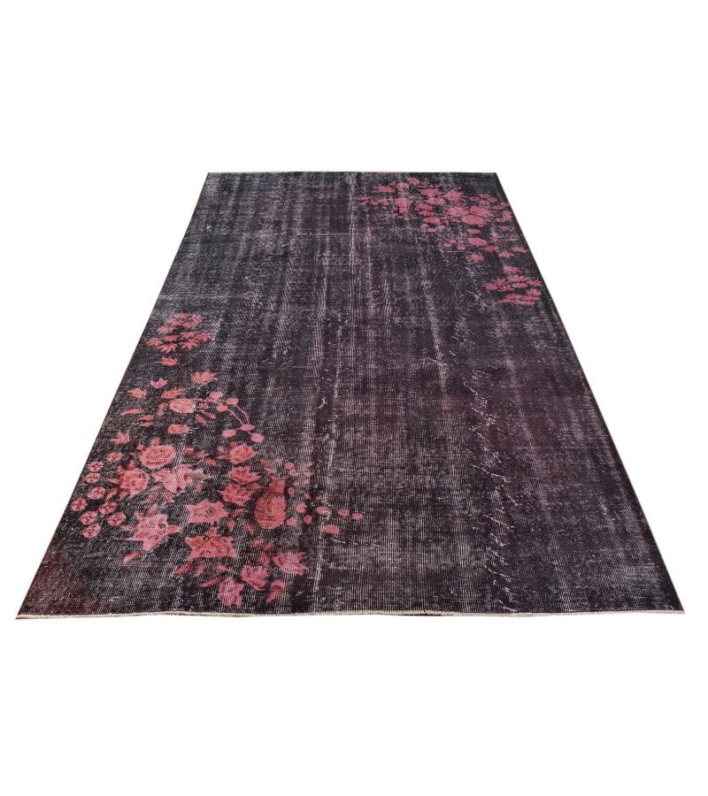 5'5X9'' Feet ,  Beatiful Floral Vintage Rug , 5x9 Kitchen Antique Rug , Handmade 50' old Rug , Homedecor Unique Rug , 164x275 cm