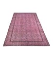 6'11x10''3 Feet , oversize vintage rug , 7x10 handmade rug , turkish anatolian antique rug , Pink  Color Rug , 209x311