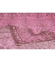 6'11x10''3 Feet , oversize vintage rug , 7x10 handmade rug , turkish anatolian antique rug , Pink  Color Rug , 209x311