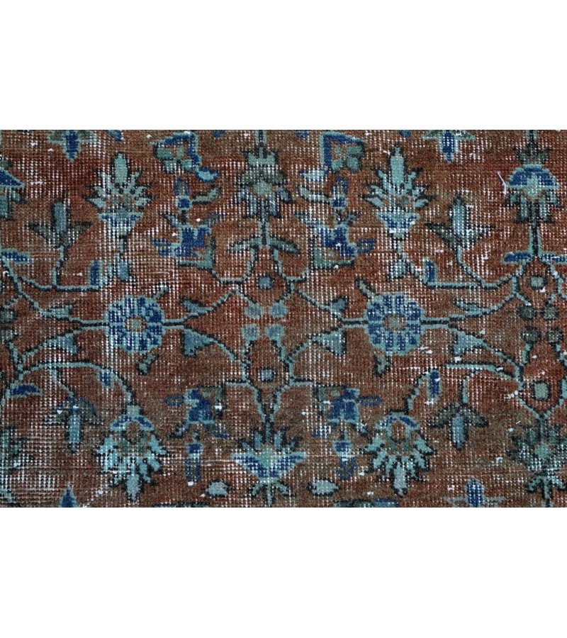 6'9X10'' Feet , Turkish Rug , HandMade Rug , Antique Anatolian Rug , 70' old Rug , Living Room Rug , 206x305 Cm