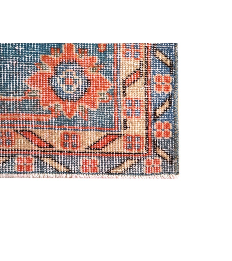 6'8x10'8 turkish area rug , 7x11 handmade wool rug , antique living room rug , red bedroom rug , hand knotted rug , 210x330 cm