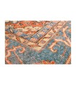 6'8x10'8 turkish area rug , 7x11 handmade wool rug , antique living room rug , red bedroom rug , hand knotted rug , 210x330 cm