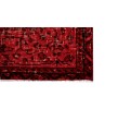 6'7x9'4'' Red wool rug , 7x9 handmade rug , turkish area rug , rug for living room , antique distressed rug , 200x283 cm