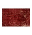 6'7x9'4'' Red wool rug , 7x9 handmade rug , turkish area rug , rug for living room , antique distressed rug , 200x283 cm