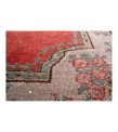 6'2X9'3'' Feet , handmade rug , 6x9 red rug , turkish vintage rug , living room rug , antique rug , bedroom rug , 190x285 cm