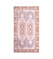 4x7 handmade wool rug , kicthen runner rug , turkish distressed rug , 3'8x7'3 anatolian rug , hand knotted 60'old Rug , 118x224 cm