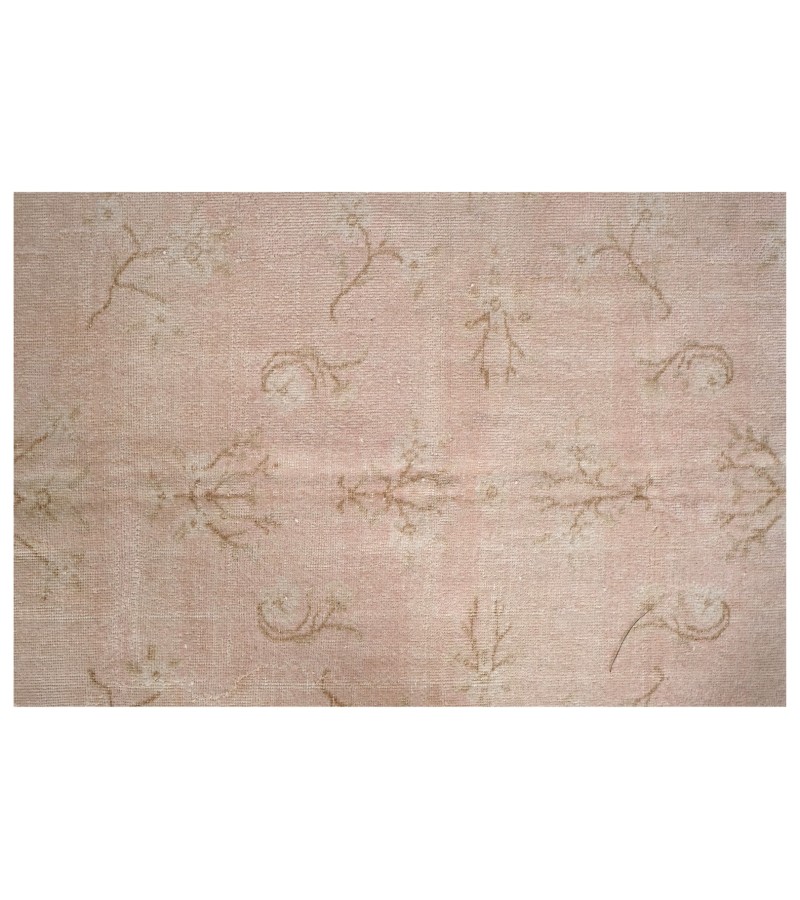 7x10 handmade wool rug ,6'5X10''1 Feet , Turkish Rug , Pink Rug, Area Rug, , Persian Rug, Hand Made Rug , Living Room Rug, 200x310 cm 5855