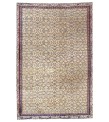 6x9 beige wool rug , turkish handmade rug , 5'6x8'8 antique living room rug , pastel muted rug , anatolian hand knotted rug , 171x271 cm