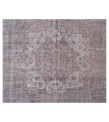 7x11 distressed rug handmade wool rug , turkishg area rug , faded rug , muted color rug , 7'4x10'9 living room rug , 227x335 cm