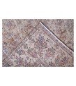7x11 distressed rug handmade wool rug , turkishg area rug , faded rug , muted color rug , 7'4x10'9 living room rug , 227x335 cm