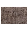 6'6x9'6 gray distressed rug , hand made wool rug , living room rug , kitchen rug , faded rug , muted rug , antique anatolian rug 204x294 cm
