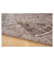6'6x9'6 gray distressed rug , hand made wool rug , living room rug , kitchen rug , faded rug , muted rug , antique anatolian rug 204x294 cm