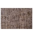 6'6x9'6 gray distressed rug , hand made wool rug , living room rug , kitchen rug , faded rug , muted rug , antique anatolian rug 204x294 cm