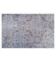 7x10 handmade rug , blue vintage rug , distressed rug , 6'8x10'1 anatolian area rug , hand knotted rug , 60'old Rug , 201x306 cm
