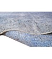 7x10 handmade rug , blue vintage rug , distressed rug , 6'8x10'1 anatolian area rug , hand knotted rug , 60'old Rug , 201x306 cm