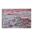 6x10 purple rug , handmade wool rug , 6'3x9'8 distressed rug , turkish area rug , living room rug , faded rug , muted rug , 190x293 cm
