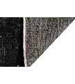 6x10 black rug , handmade wool rug , turkish distressed rug , 6'1x9'11 home decor vintage rug , 185x301 cm
