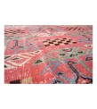 6x9 wool rug , ethnic anatolian motifs , 6'x9'4'' Turkish Anatolian Rug , antique handmade rug , perfect condition , 185x287 cm