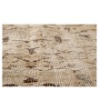 7x10 oversize oushak rug , beige wool rug , antique living room rug , turkish distressed rug , muted color rug , gift for her , 225x312 cm