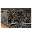 7x11 black deco rug , turkish distressed rug , handmade wool rug 6'7x10'8 , Rug For Bedroom , Bedroom Rug , Rugs For Living Room , 205x330